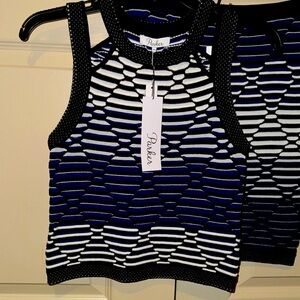 Parker Knits Top and Skirt Set. Size Small